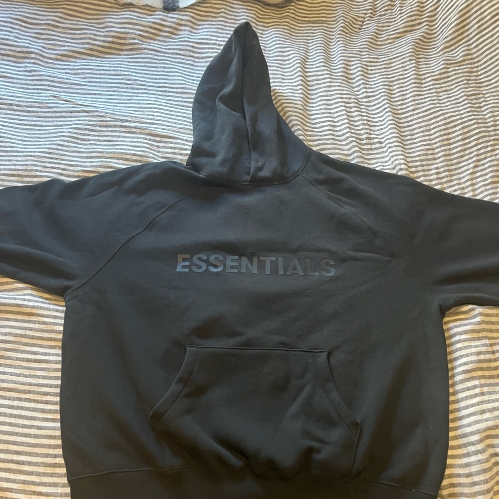 Fear of God Essentials Black Hoodie